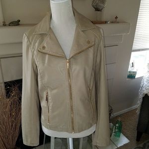 Calvin Klein faux leather jacket